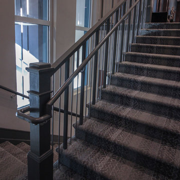 30_Industrial Style Staircase in Renovated Community Clubhouse, Arlington VA 222