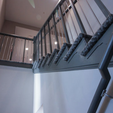 30_Industrial Style Staircase in Renovated Community Clubhouse, Arlington VA 222