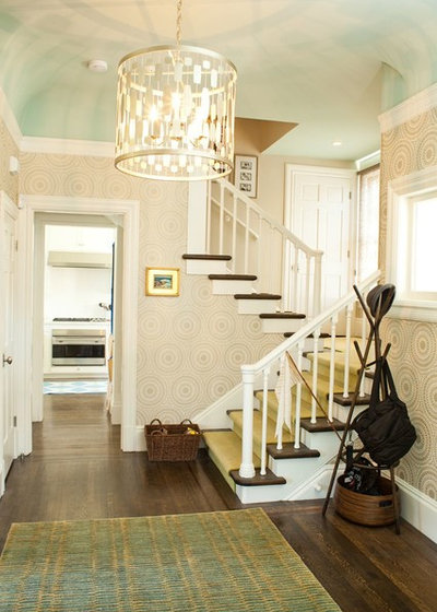 Transitional Staircase by Alicia Weaver Design, LLC