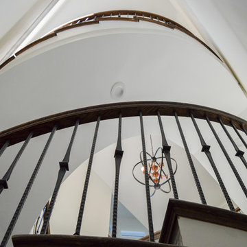 34_Elegant & Eye-Catching European Style Iron & Wooden Staircase, Leesburg VA 20