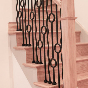 4_Ornamental Iron Balustrade System in Stylish Home, Ashburn VA 20147