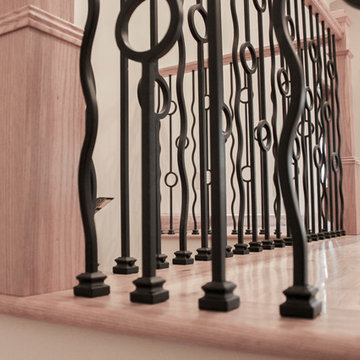 4_Ornamental Iron Balustrade System in Stylish Home, Ashburn VA 20147