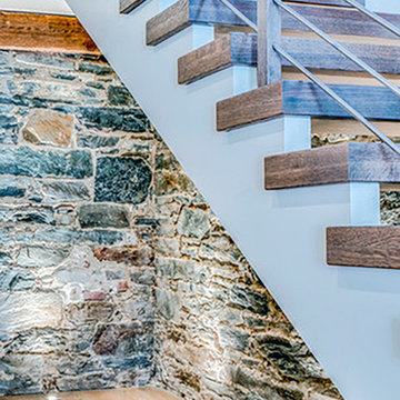 40_Contemporary Staircase in Historic Georgetown's Mule House, Washington DC 200