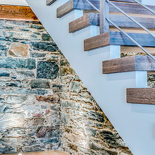 40_Contemporary Staircase in Historic Georgetown's Mule House, Washington DC 200