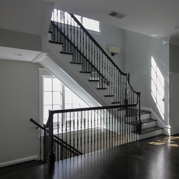 41_Dramatic Semi-Floating Staircase for Top D.C. Area Builder, Arlington VA 2220