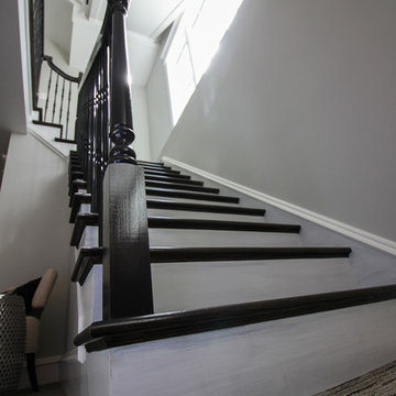 41_Dramatic Semi-Floating Staircase for Top D.C. Area Builder, Arlington VA 2220