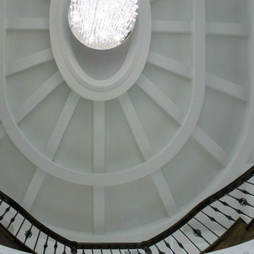 51_Elegant and Welcoming Twin Curved Staircase, Alexandria VA 22060