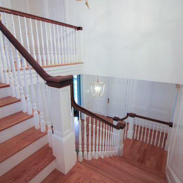 56_Elegant Wall-Mounted Craftsman Style Staircase, Arlington VA 22205