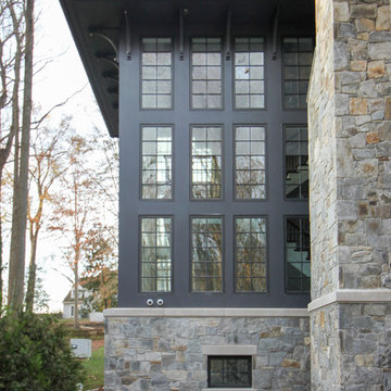 64_Freestanding Mezzanine Staircase, McLean VA 22101