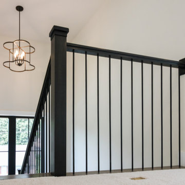 65_Metal-Vertical Balustrade in Contemporary Home, Bethesda MD 20817