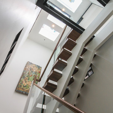 68_Innovative and Ultra-modern Stairs with Glass Landings, Washington DC 20009