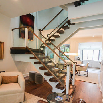 68_Innovative and Ultra-modern Stairs with Glass Landings, Washington DC 20009