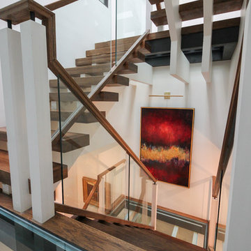 68_Innovative and Ultra-modern Stairs with Glass Landings, Washington DC 20009