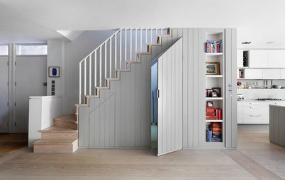 How to Make the Most of the Space Under the Stairs for Storage