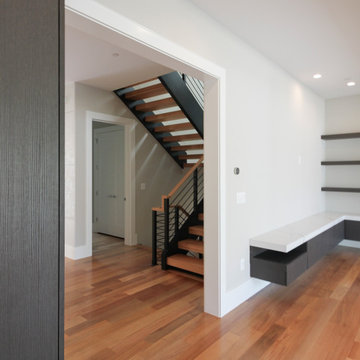 73_Bold & Gorgeous Stairs in Contemporary Entryway, Bethesda MD 20814