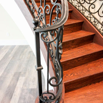 76_Striking Traditional Staircase in French Provincial Home, Potomac MD 20854