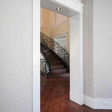 76_Striking Traditional Staircase in French Provincial Home, Potomac MD 20854