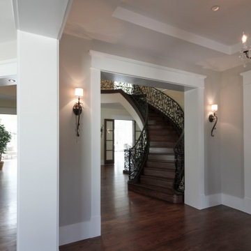 76_Striking Traditional Staircase in French Provincial Home, Potomac MD 20854