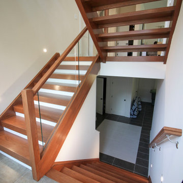 78_Modern Open-Riser Staircase, Vienna VA 22180
