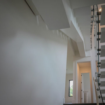 80_Floating Switchback Glass + Mono-beam Staircase, McLean VA 22101