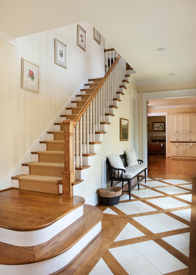 American Traditional Staircase by Artisan Custom Homes