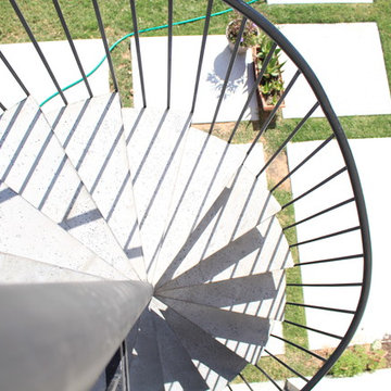 A Spiral Staircase at Corte Rimini Way