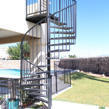 A Spiral Staircase at Corte Rimini Way