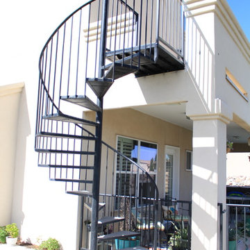 A Spiral Staircase at Corte Rimini Way