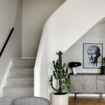 Acoma Street Loft - Dining and Staircase