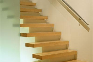 Inspiration for a modern staircase remodel in San Francisco