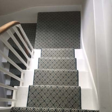Alternative Quirky Carpet Installation to Stairs