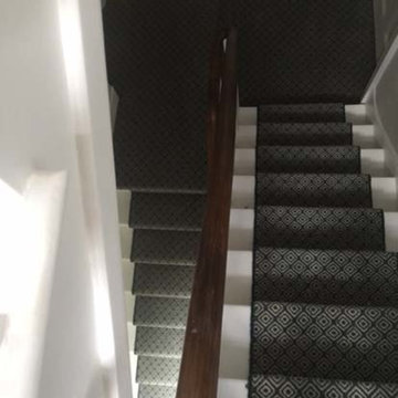 Alternative Quirky Carpet Installation to Stairs