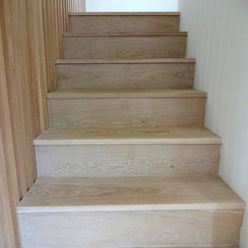 AMAGANSETT:  7" SELECT WHITE OAK INSTALLED & FINISHED WITH WOCA XTRA WHITE OIL