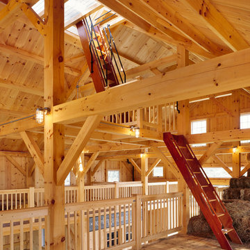 An Island Timber Frame Barn
