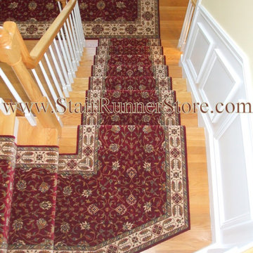 An Unusual Landing - Stair Runner Installation