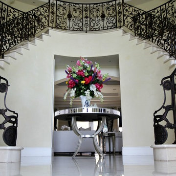 Antebellum Style Home Regal Entry Way