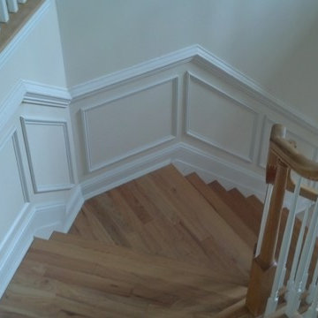 Architectural shadow box wainscoting