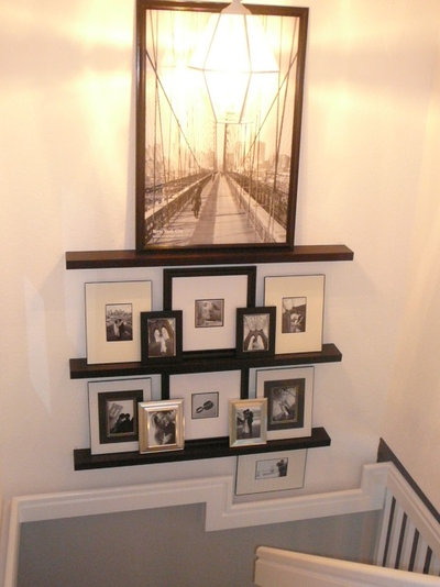 Eclectic Staircase by FOCAL POINT STYLING