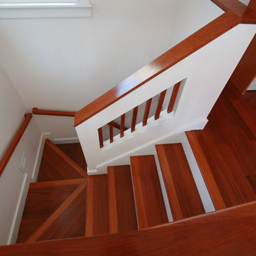 Artful details enrich this stairway.
