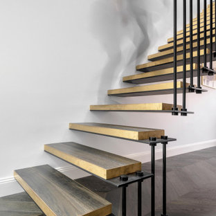Contemporary staircase in Sydney.
