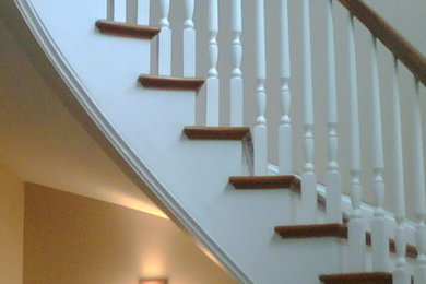 Design ideas for a traditional staircase in Charlotte.