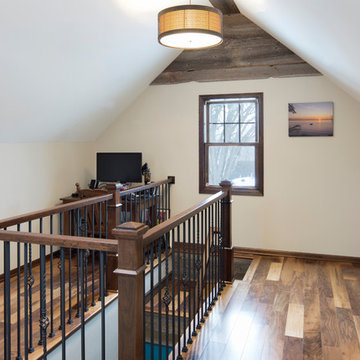 Attic master suite with a Hobbit Hole