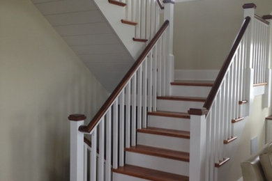 Staircase - coastal staircase idea in Philadelphia