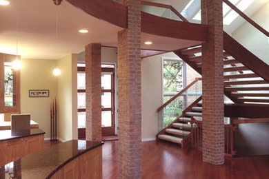 Inspiration for a timeless staircase remodel in Detroit