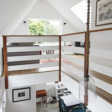 backyard cottage stair