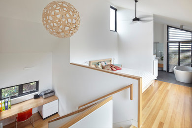 Staircase - contemporary staircase idea in Melbourne