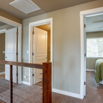 Barn Wood & Steel Cable Railing