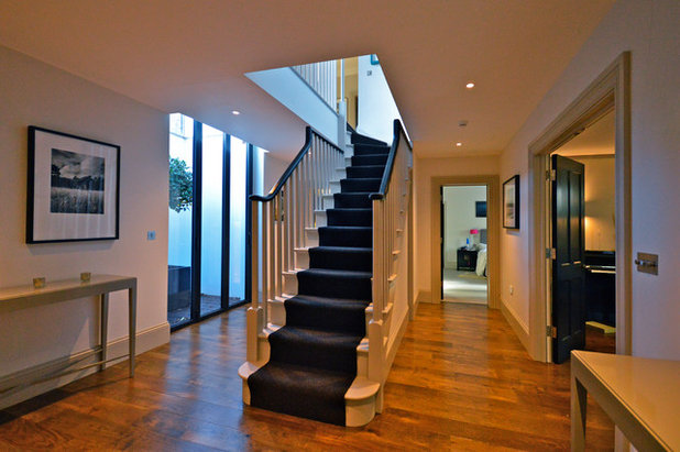 Traditional Staircase by Zodiac Design