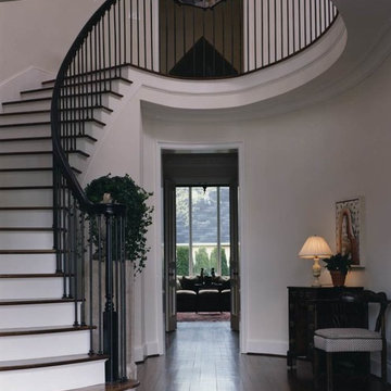 Bates Modern Manor - Mediterranean Curving Staircase