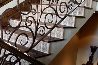 Staircase - contemporary staircase idea in Salt Lake City
